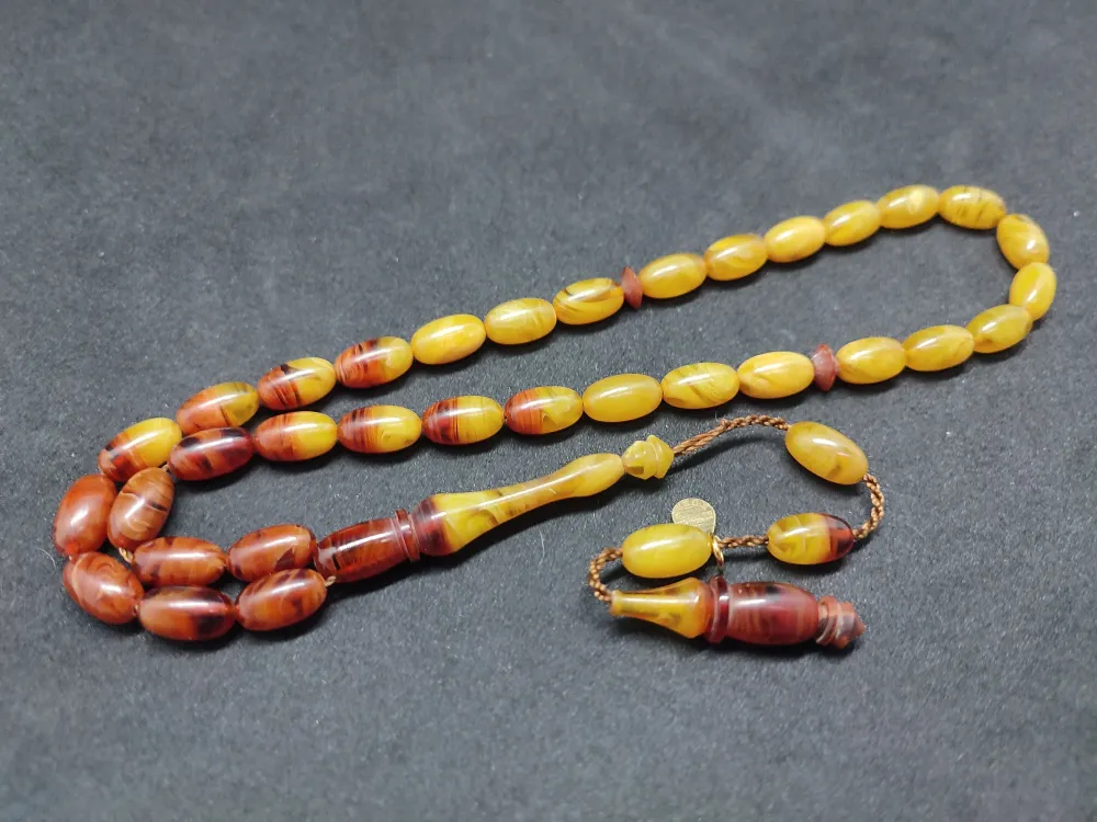 Ayhan Turan Usta Eseri̇ Ful Hare Ful Damar Eski̇ 0.6 Mm Deli̇m Sıkma Kehri̇bar küçük resim 2