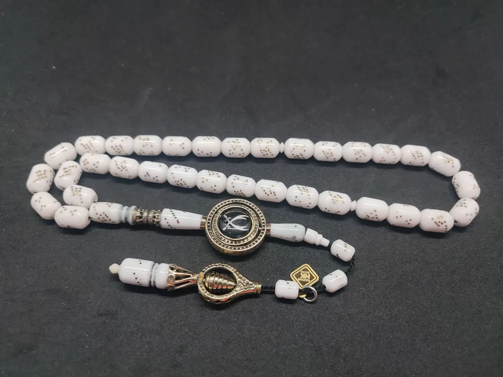 Hakan Kaya Usta  El İşçi̇li̇kli̇ Ağır Gümüş Nakkaşlı İri̇ Boy Çakımlı Deve Kemi̇ği̇ küçük resim 2