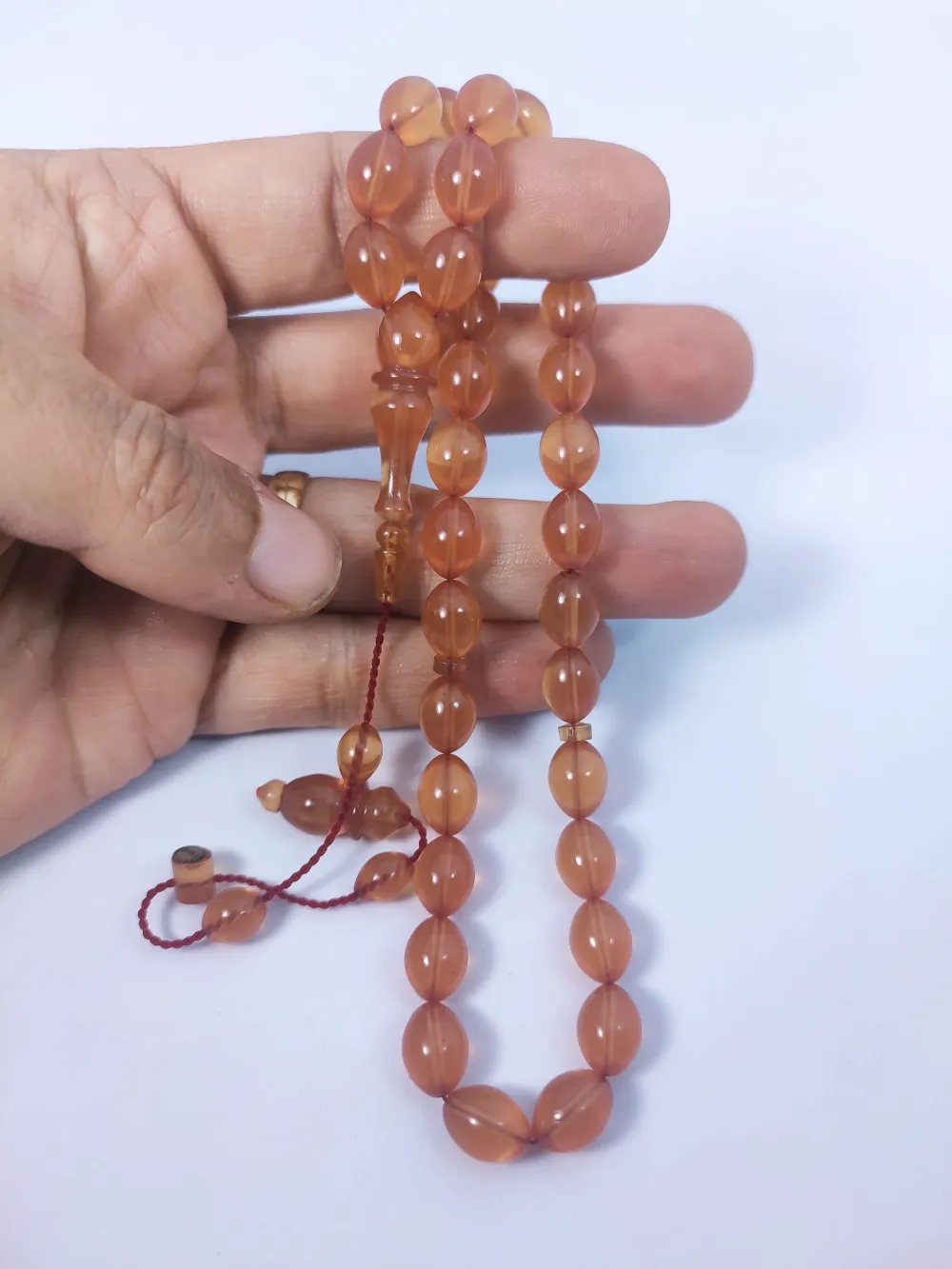 Muhammed Taci̇r Usta Eseri̇ 0.6 Deli̇m Çi̇ft Ci̇lalı Alman Zar Kehri̇bar küçük resim 5