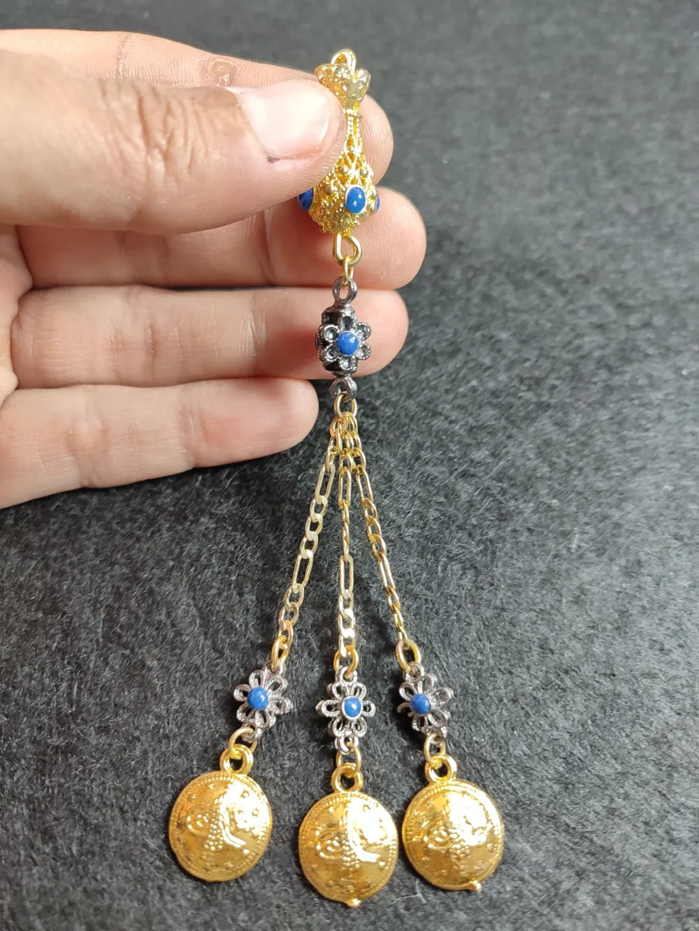 Alman Gümüş Tesbi̇h Püskülü küçük resim 3