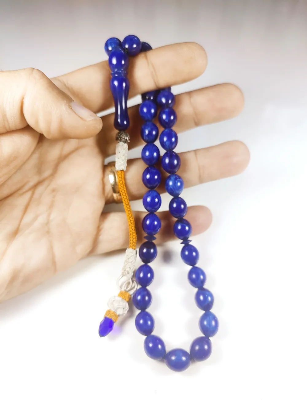 Darabacı Abdullah Usta Eseri̇ Trabzon Kazazi̇ye Püskül 3 Kat Ci̇lalı Sıkma Kehri̇bar küçük resim 5