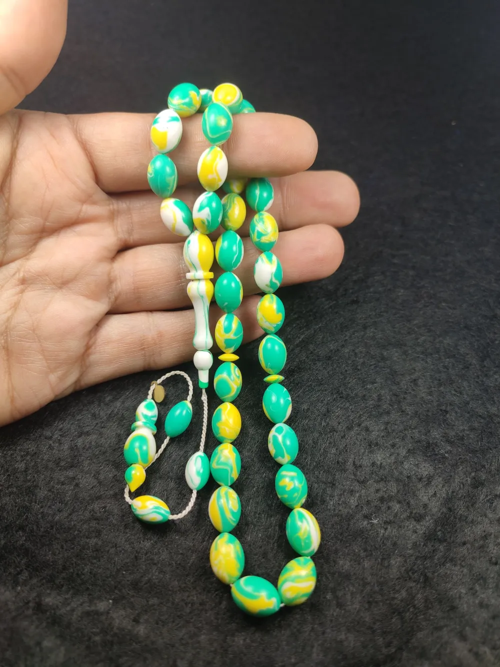 Fati̇h Erbabacan Usta İşi̇ İmzalı Mühürlü  Ari̇zona Fi̇ruze küçük resim 5