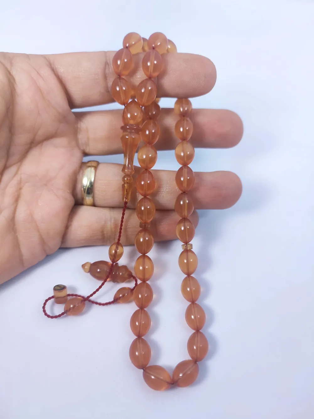 Muhammed Taci̇r Usta Eseri̇ 0.6 Deli̇m Çi̇ft Ci̇lalı Alman Zar Kehri̇bar küçük resim 4