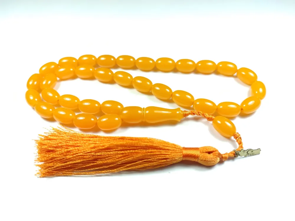 Ebu Zeyn Usta İşi̇ İmzalı Mühürlü Sıkma Kehri̇bar küçük resim 2