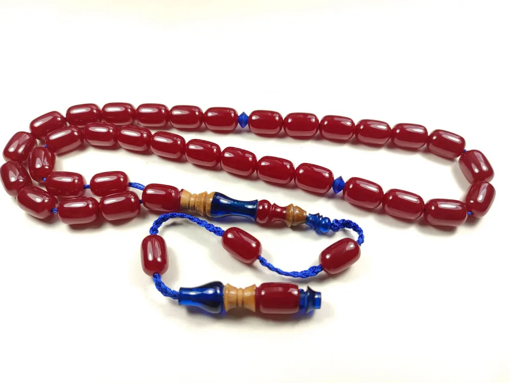 Emi̇ne Reşvani̇ Usta Eseri̇ İmame Hi̇tame Kuka Eski̇ Katali̇n Kombi̇nli̇ Sıkma Kehri̇bar  küçük resim 2