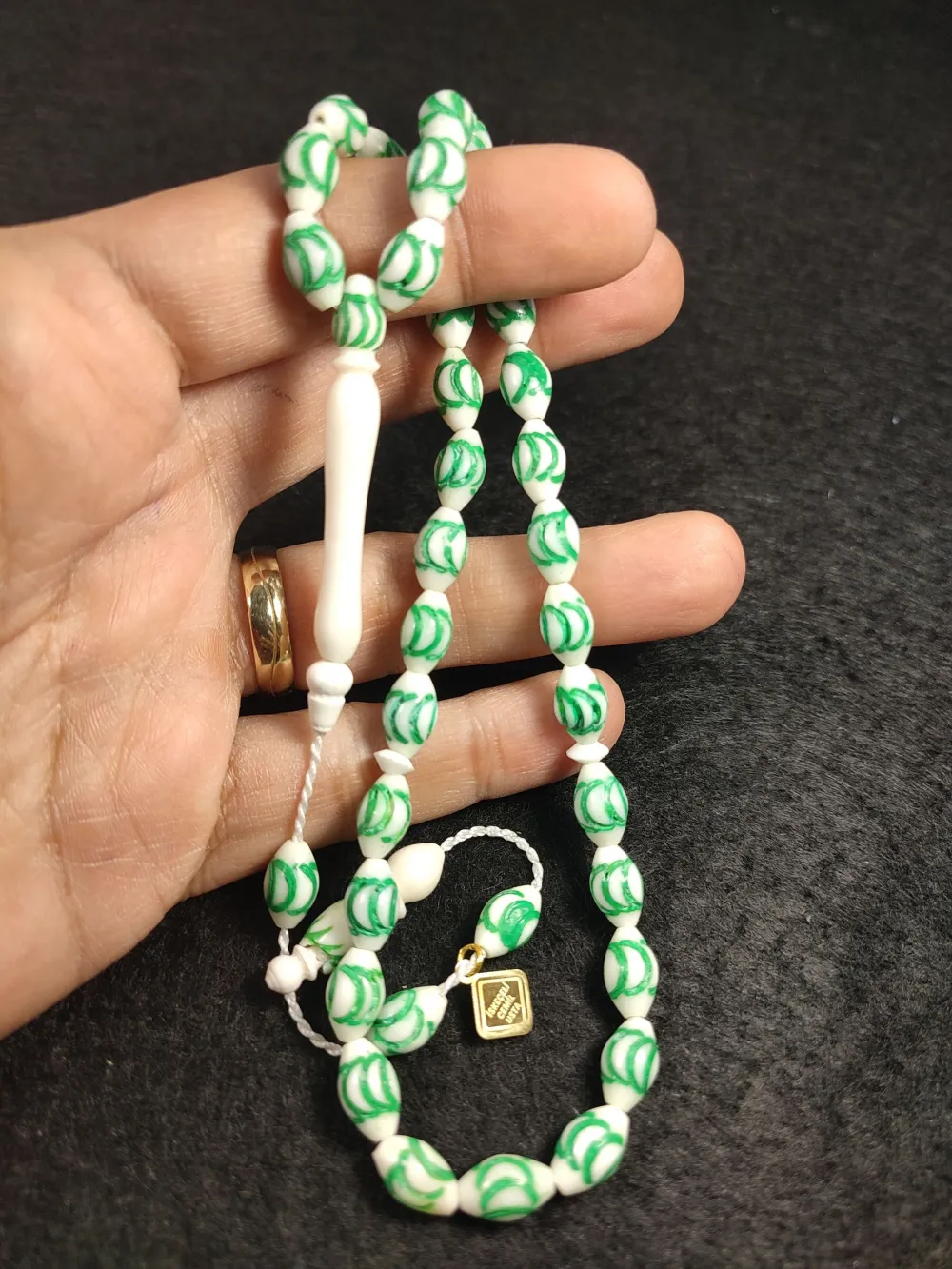 İskeçeli̇ Cemi̇l Usta İşi̇ İmzalı Mi̇neli̇ Deve Kemi̇ği̇ küçük resim 5