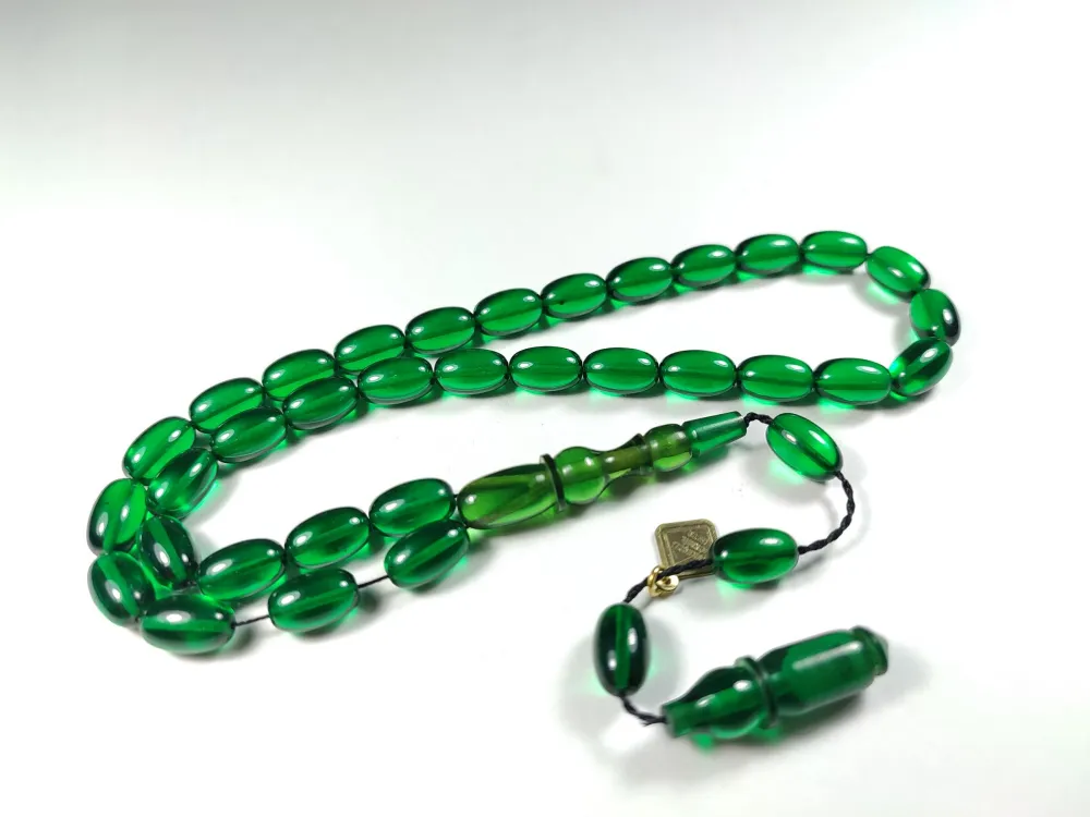 İskeçeli̇ Cemi̇l Usta İşi̇ İmzalı Sıkma Kehri̇bar küçük resim 2