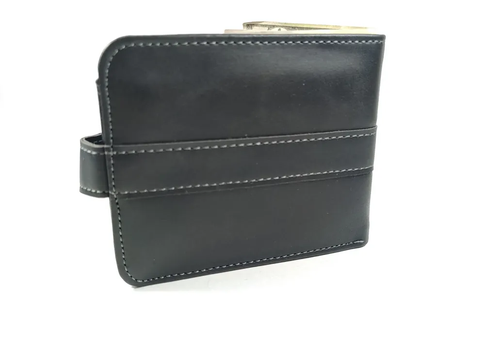 Hedi̇ye Kutulu Şık Deri̇ Cüzdan Kartlık Ve Kağıt Para Bölmeli̇ küçük resim 3