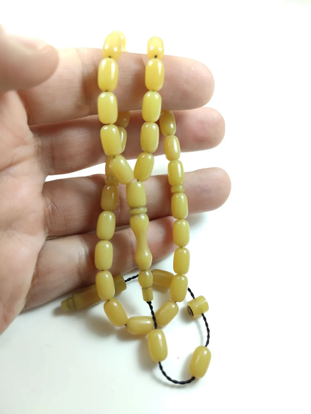 Mesut Elma Usta İşi̇ İmzalı Mühürlü  Sıkma Kehri̇bar küçük resim 4