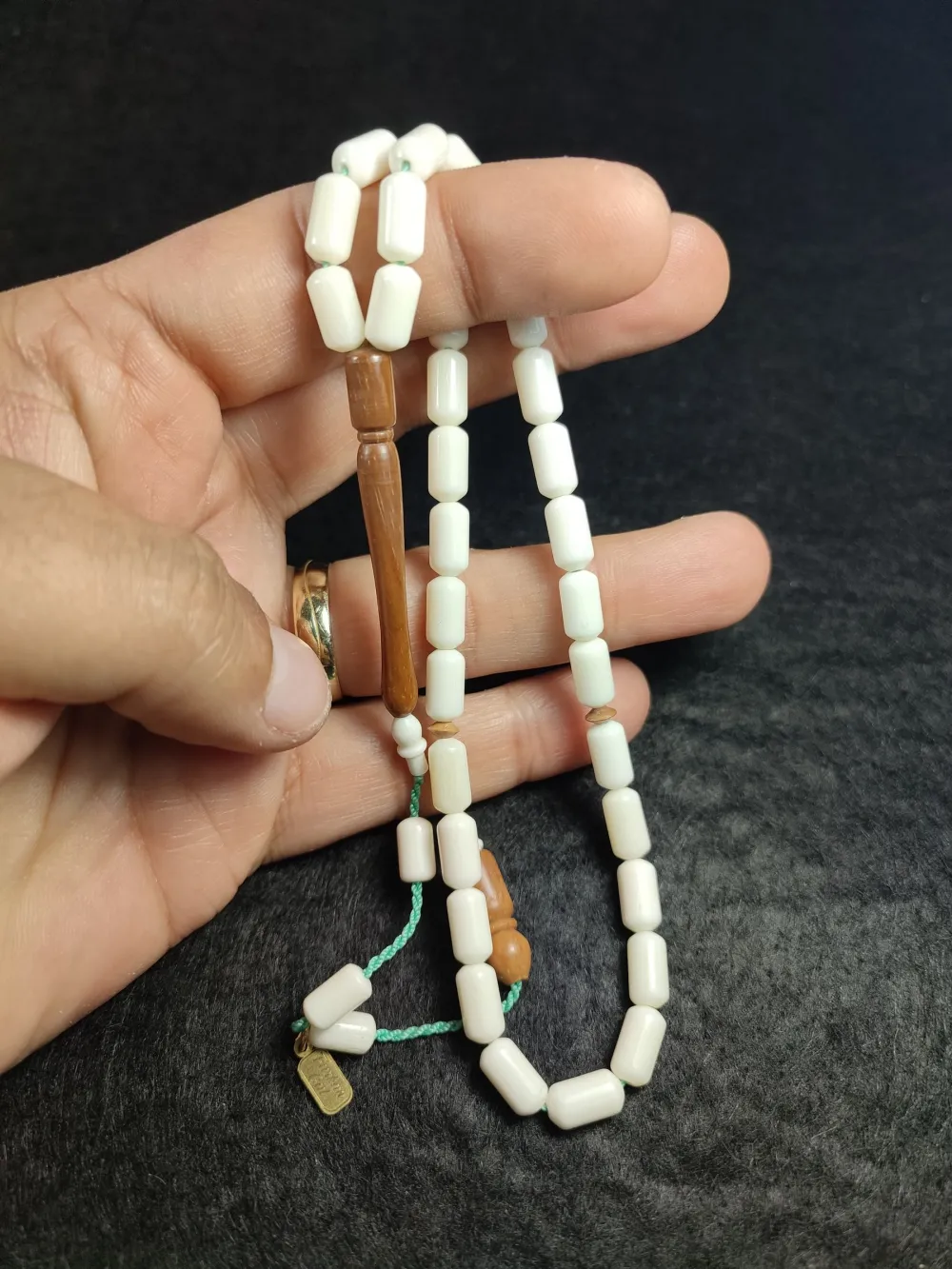 Furkan Gül Usta İşi̇ İmzalı Çi̇ft Zımpara Çi̇ft Ci̇la Deve Kemi̇ği̇ küçük resim 4