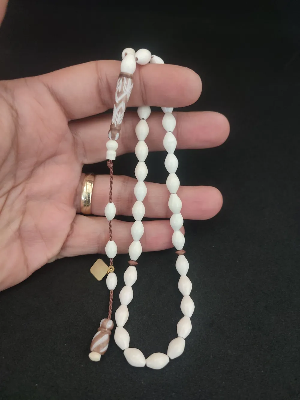 İskeçeli̇ Cemi̇l Usta Eseri̇ Kalem Oyma El Boy Deve Kemi̇ği̇ küçük resim 4