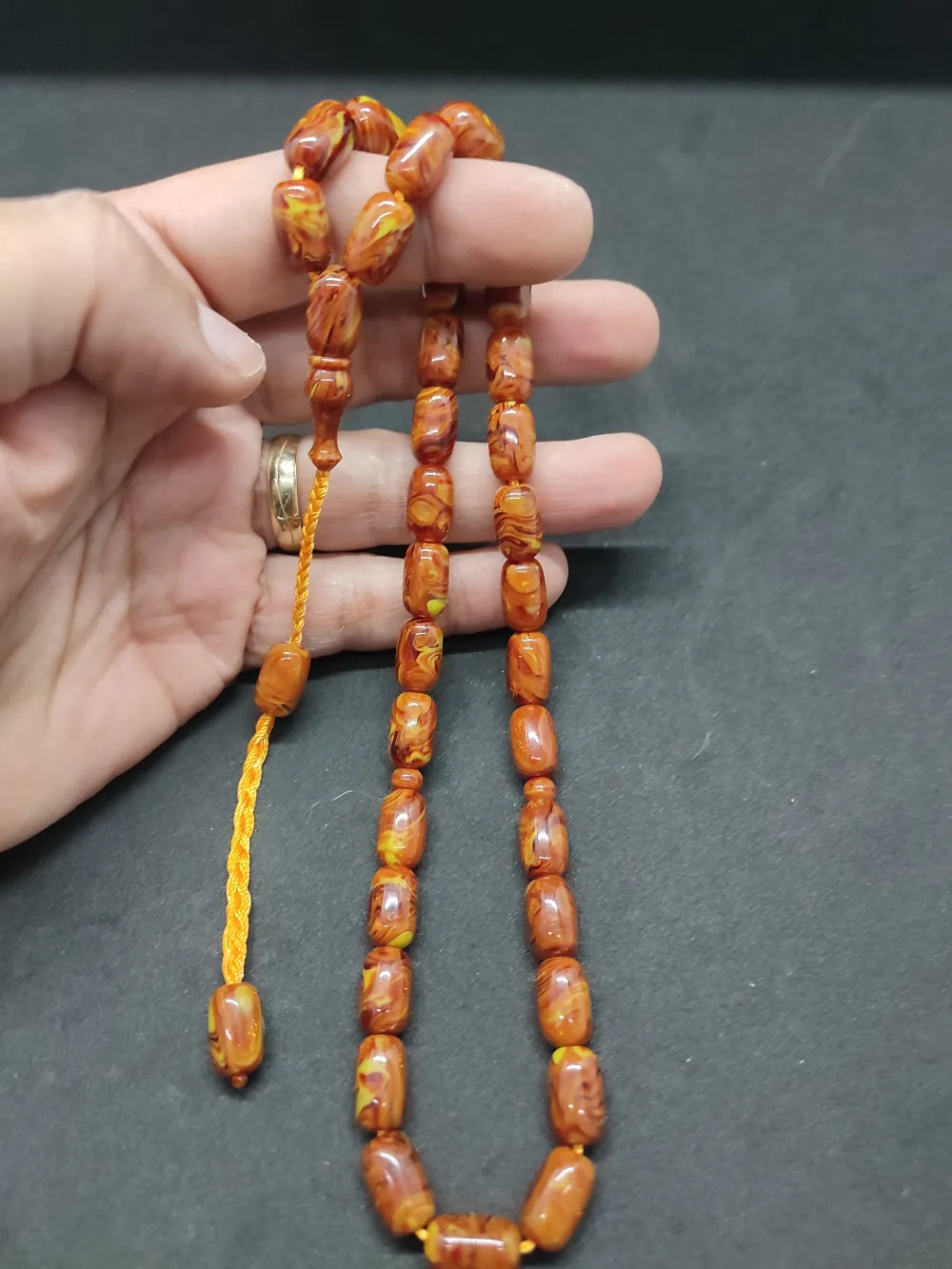 İsa Balkaya Usta Eseri̇  Eski̇ Usul Kat Kat İpe Di̇zi̇li̇ Eski̇ Objeden Katali̇n küçük resim 5