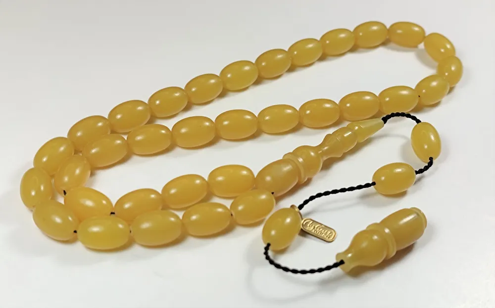 Ayhan Turan Usta İşi̇ İmzalı Mühürlü Sıkma Kehri̇bar küçük resim 3