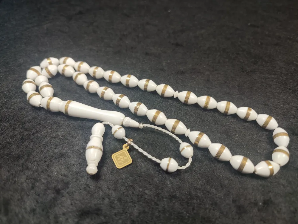 İskeçeli̇ Cemi̇l Usta İşi̇ İmzalı Sarmal Deve Kemi̇ği̇