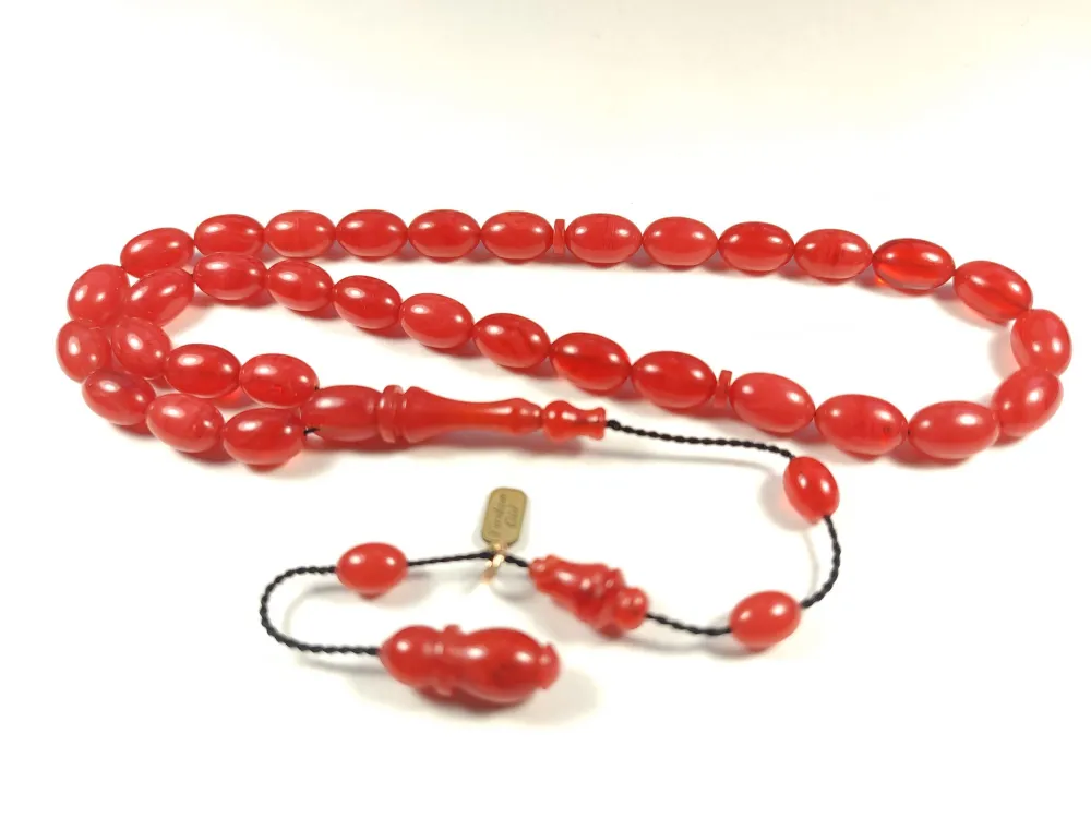 Furkan Gül Usta İşi̇ İmzalı Mühürlü  Sıkma Kehri̇bar küçük resim 2