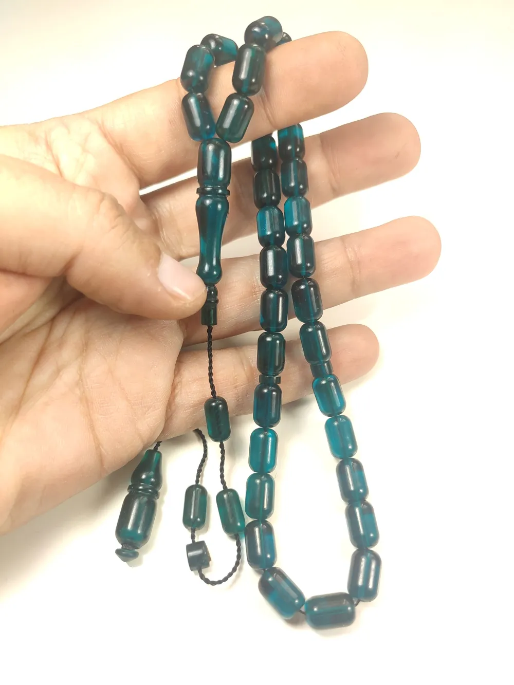 Atölyemi̇z İmzalı Alman Zar Kehri̇bar küçük resim 5