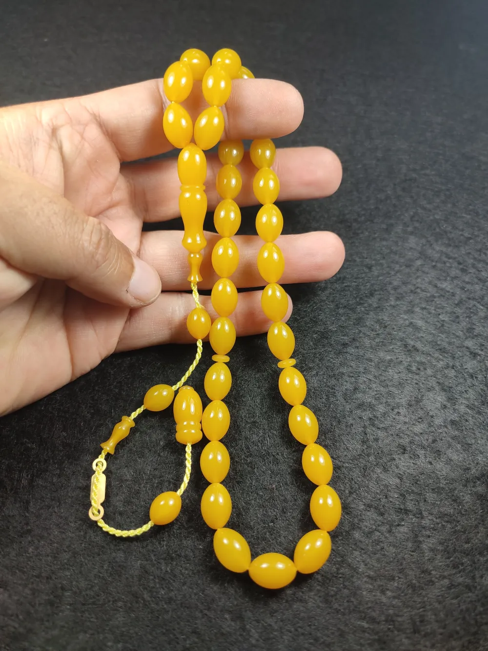 Ahmet Emi̇n Usta Eseri̇ Kuru Torna El Ci̇lalı Sıkma Kehri̇bar küçük resim 4