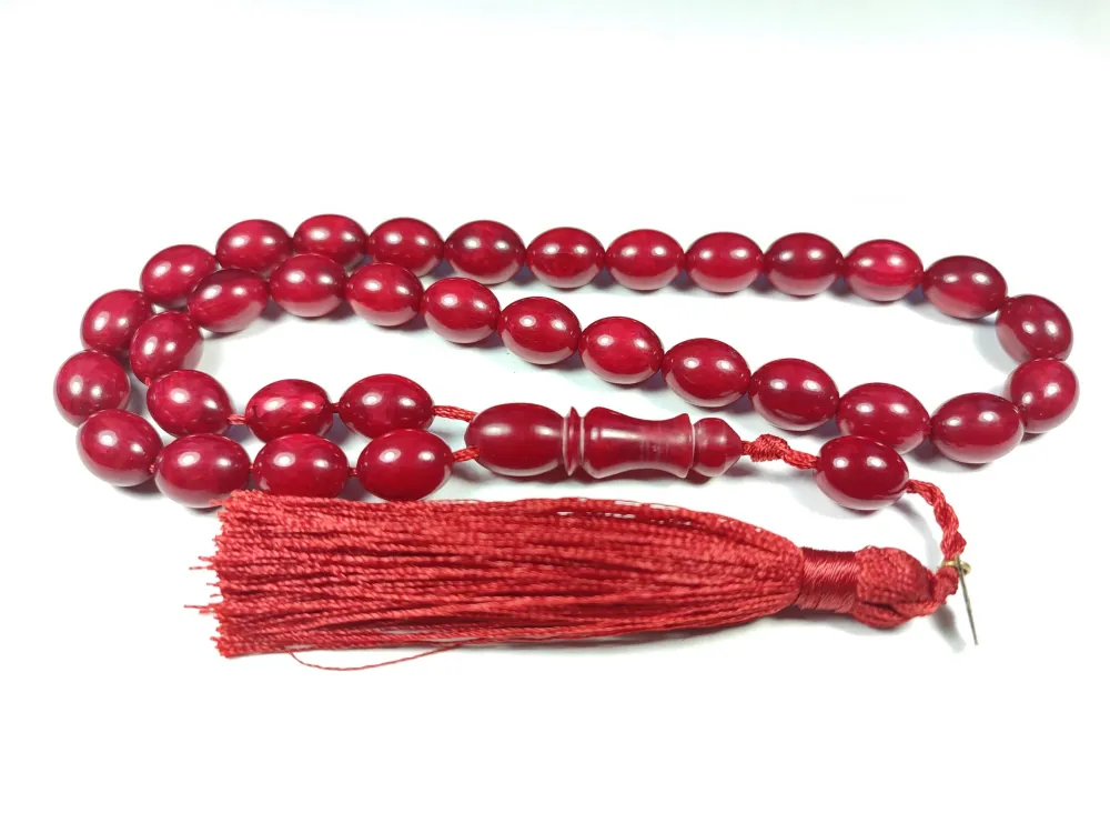 Ebu Zeyn Usta İşi̇ İmzalı Mühürlü Sıkma Kehri̇bar küçük resim 3