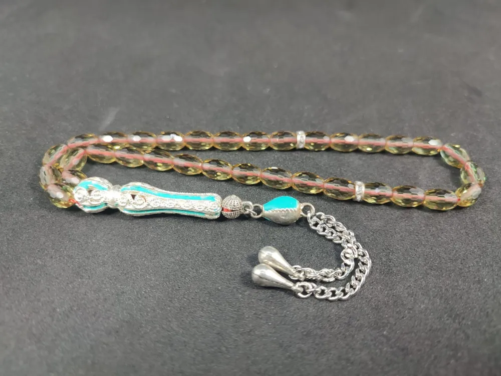 Telkari̇ Püskül Kombi̇nli̇ Işığa Göre 7 Renk Deği̇şti̇ren Doğal Zultani̇t