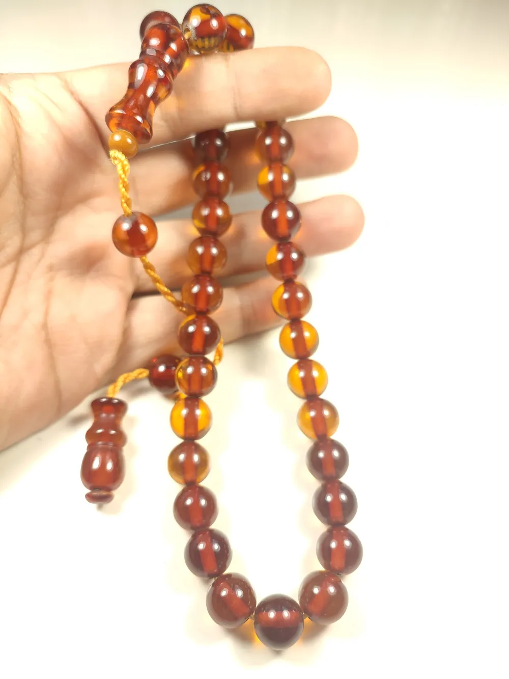 Hayyani̇ Usta İşi̇ İmzalı Sıkma Kehri̇bar küçük resim 4