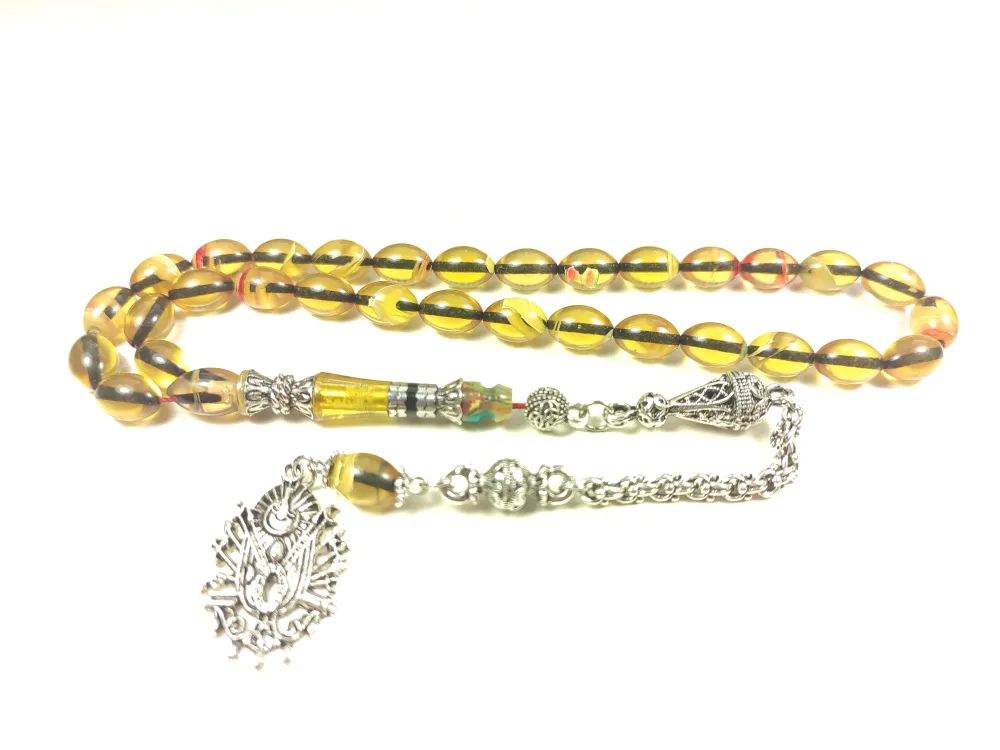 925 Ayar Gümüş Nakkaş İp Yolu Eski̇tme Multi̇ Color Sıkma Kehri̇bar küçük resim 2