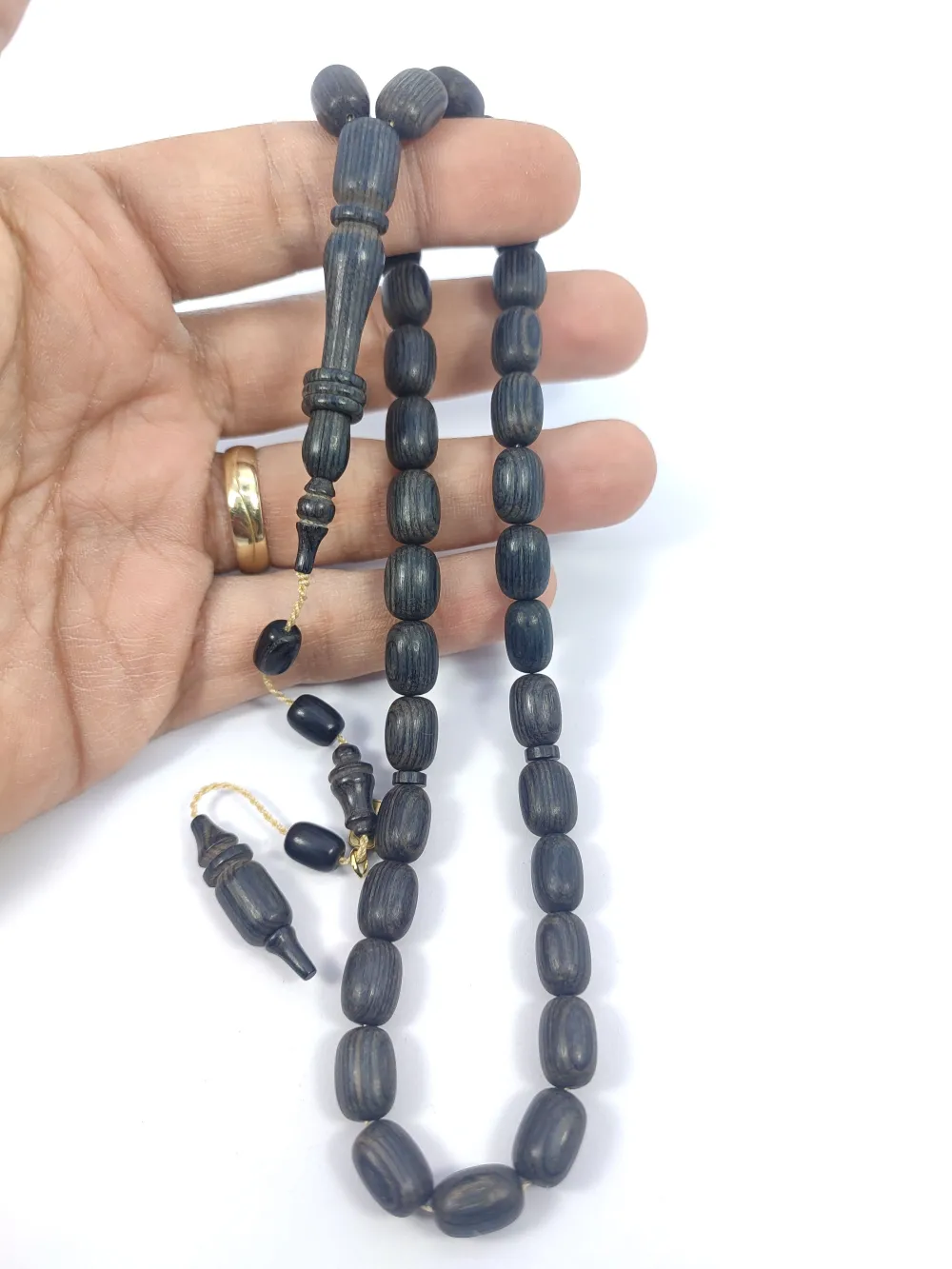 Hali̇l Hi̇lmi̇  Usta İşi̇ İmzalı Halkalı Nadi̇r Tür Nadi̇r Renk Doğal Kafur Ağacı küçük resim 4