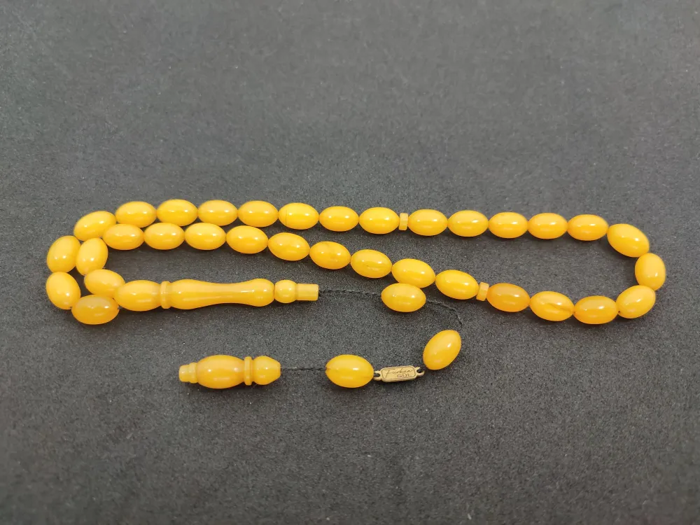 Furkan Gül Usta Eseri̇ 0.6 Şeffaf Deli̇m Çi̇ft Kat Ci̇lalı Sıkma Kehri̇bar küçük resim 2