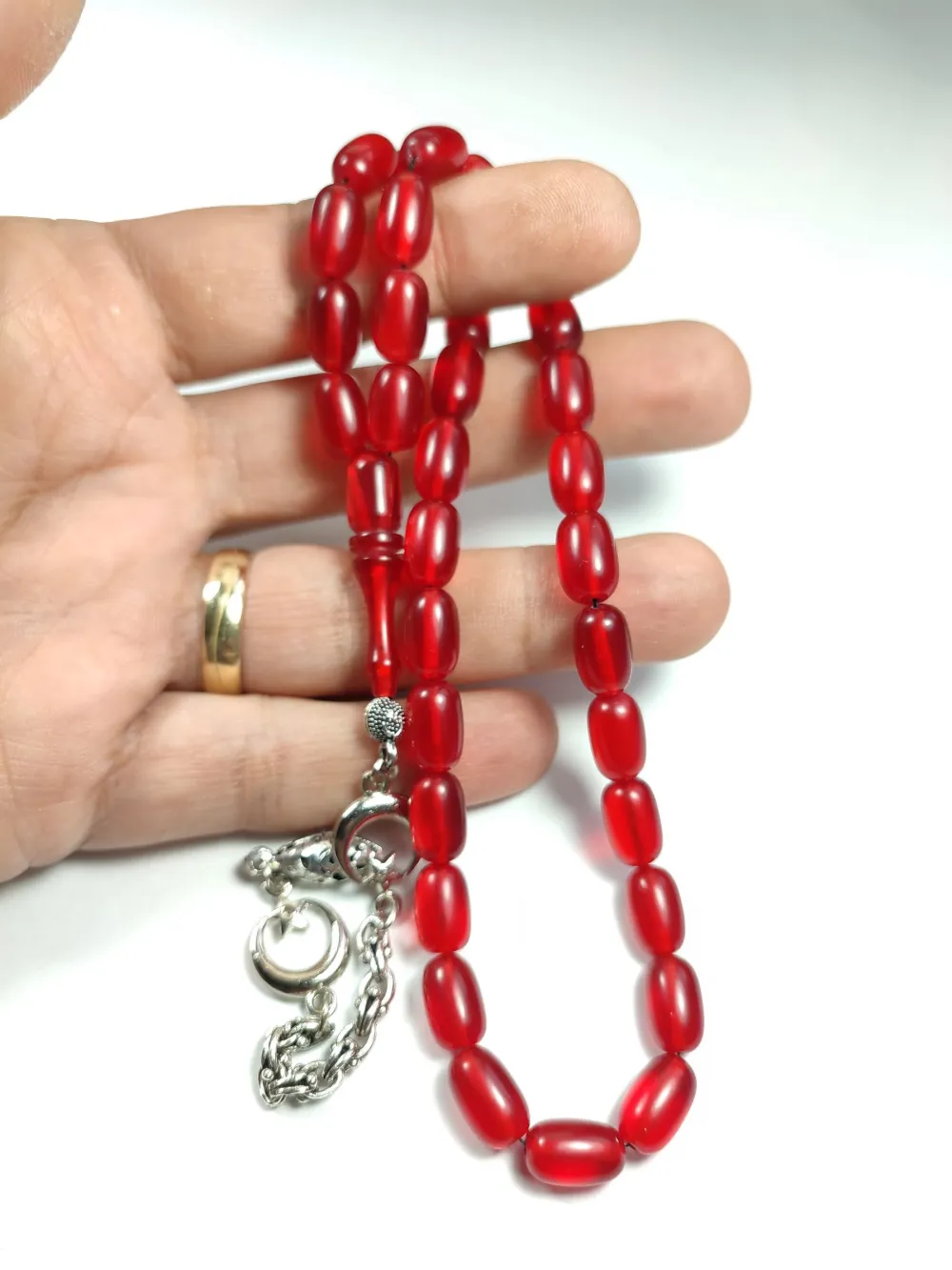 Alman Gümüş Püskül Kombi̇nli̇ Ateş-İ Kehri̇bar küçük resim 4