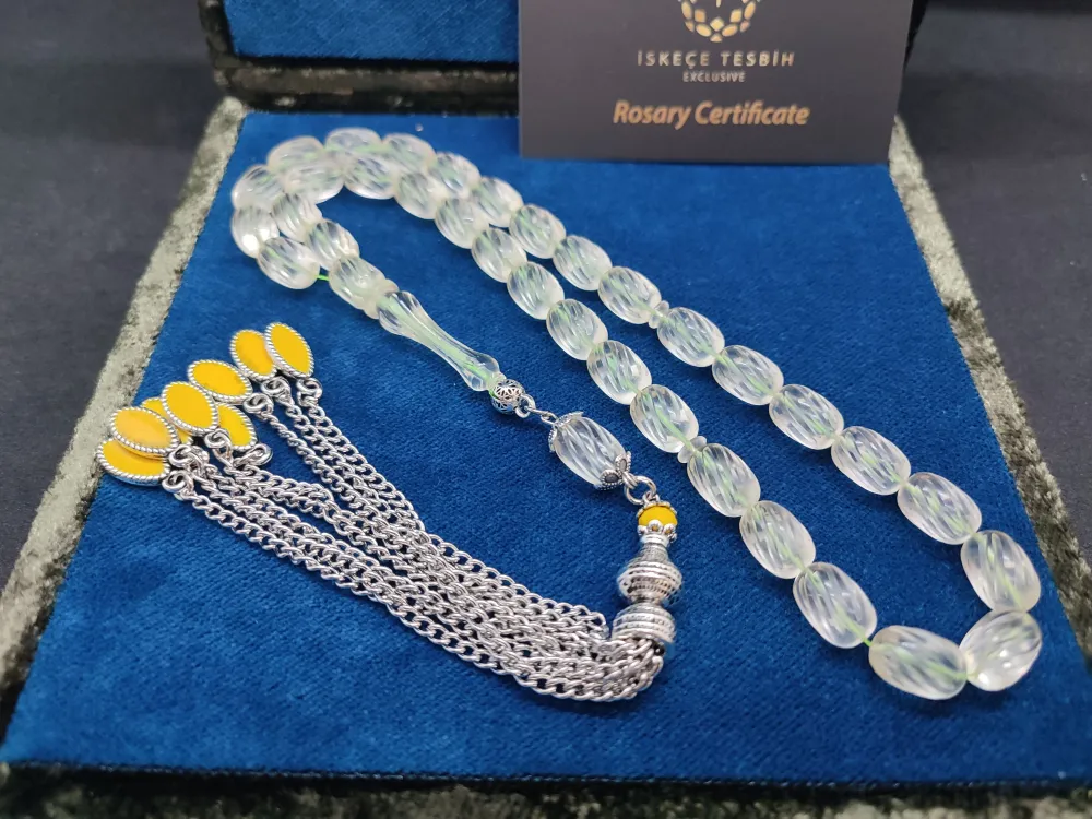 Gümüş Püsküllü Vıp Kutulu 29.20 Gr. Kalem Oyma Ukrayna Damla Kaya küçük resim 3