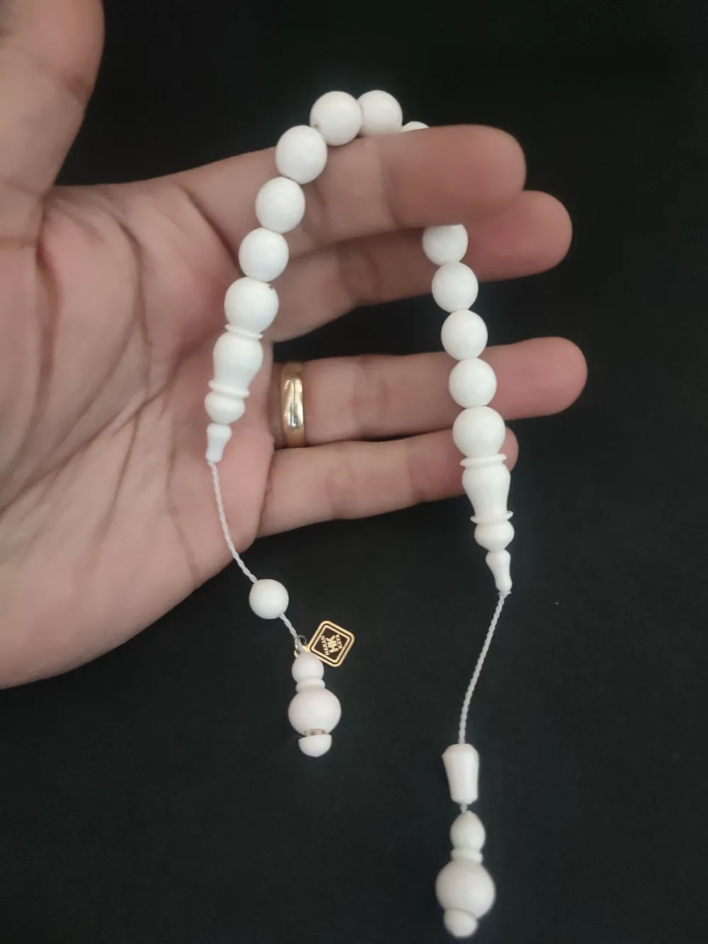 İskeçeli̇ Cemi̇l Usta Eseri̇ Çi̇ft İmame Zaza Model Naturel Deve Kemi̇ği̇ küçük resim 4