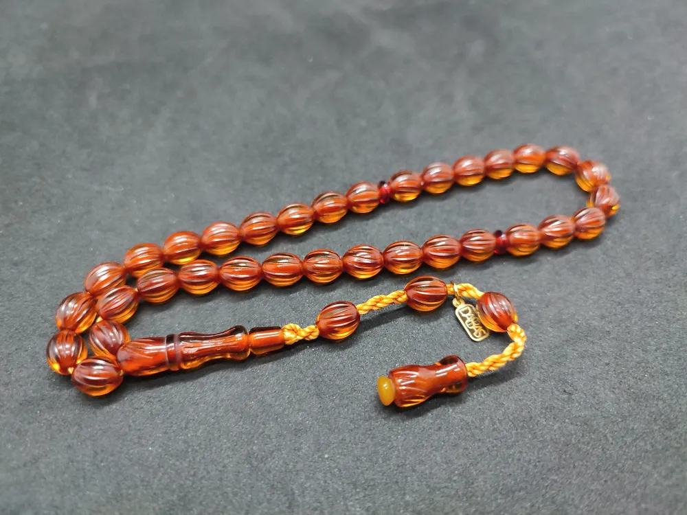 Dabbas Usta Eseri̇ El Boy Ful Kalem Oyma Ateş-İ Kehri̇bar küçük resim 3