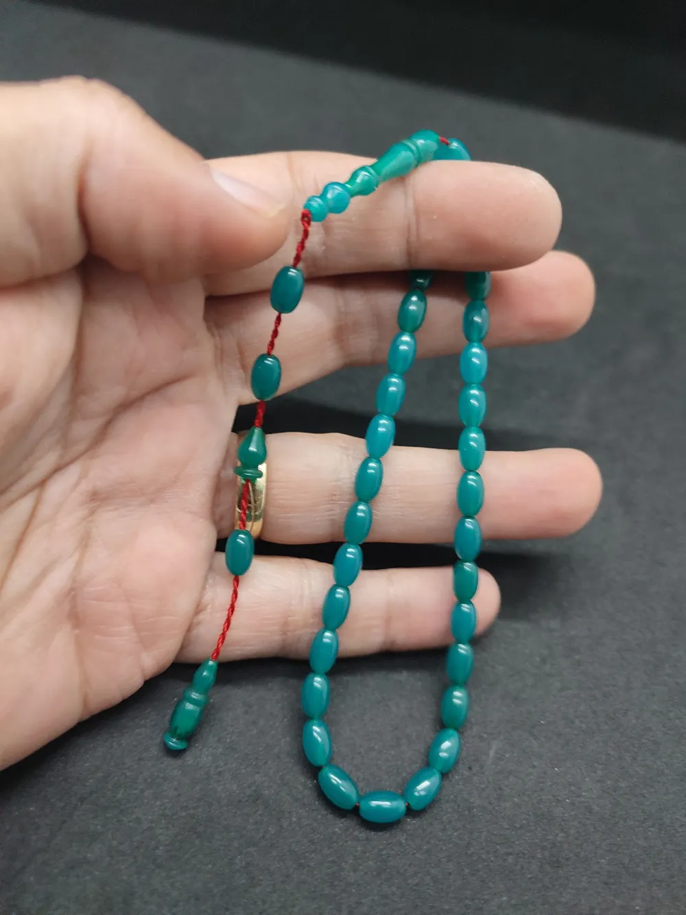 Darabacı Abdullah Usta Eseri̇ Bi̇lek Boy Sıkma Kehri̇bar küçük resim 3