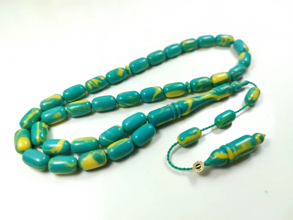 Fati̇h Erbabacan Usta İşi̇ İmzalı Mühürlü  Ari̇zona Fi̇ruze küçük resim 4