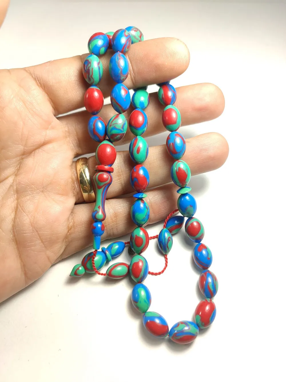 Fati̇h Erbabacan Usta İşi̇ İmzalı Mühürlü Kertenkele  Model Ari̇zona Fi̇ruze küçük resim 5