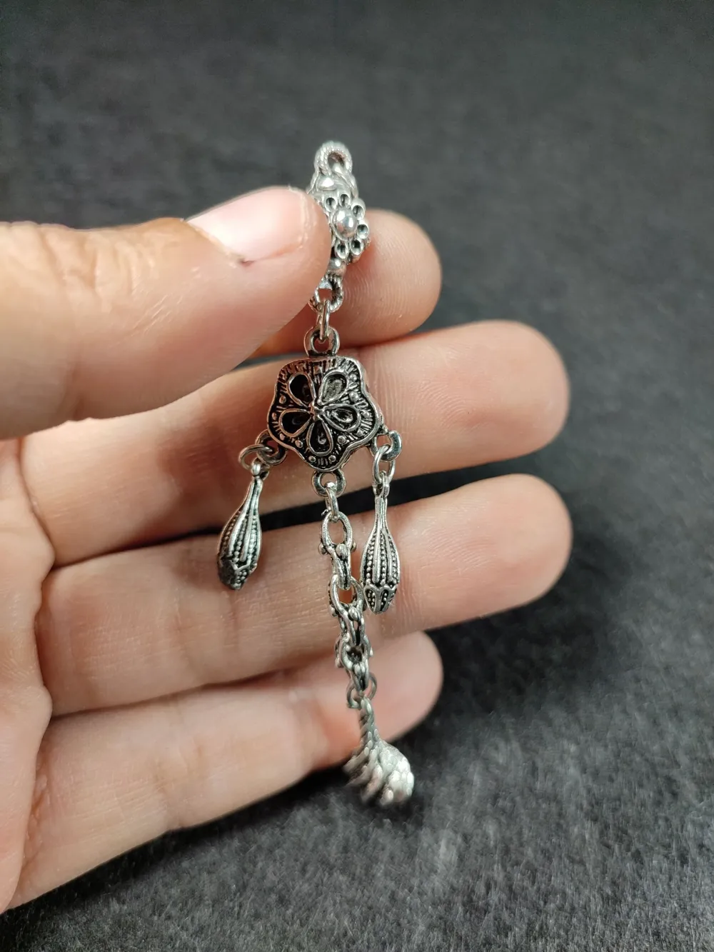 Alman Gümüş Tesbi̇h Püskülü küçük resim 2