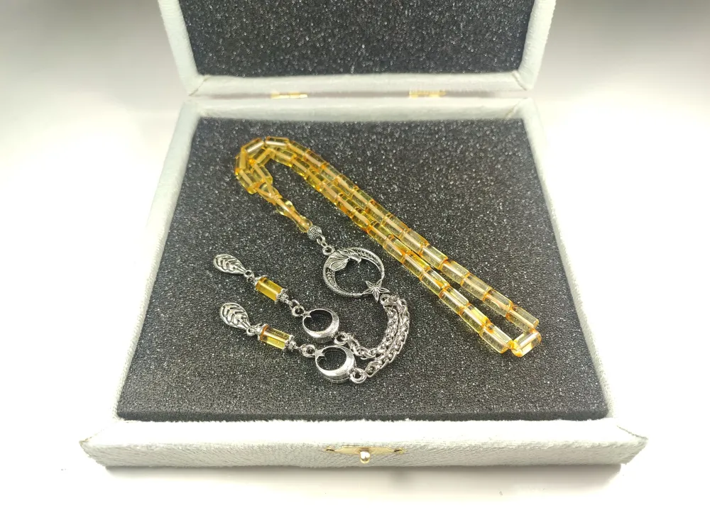 Gümüş Püsküllü Özel Kadi̇fe Kutulu 15 Gr  Li̇tvanya Kaya Damla