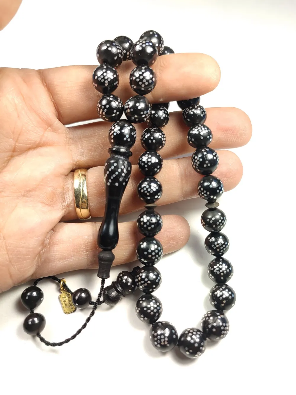 Hali̇l Hi̇lmi̇ Usta İşi̇ İmzalı 925 Ayar Gümüş Çakımlı Kuka küçük resim 5