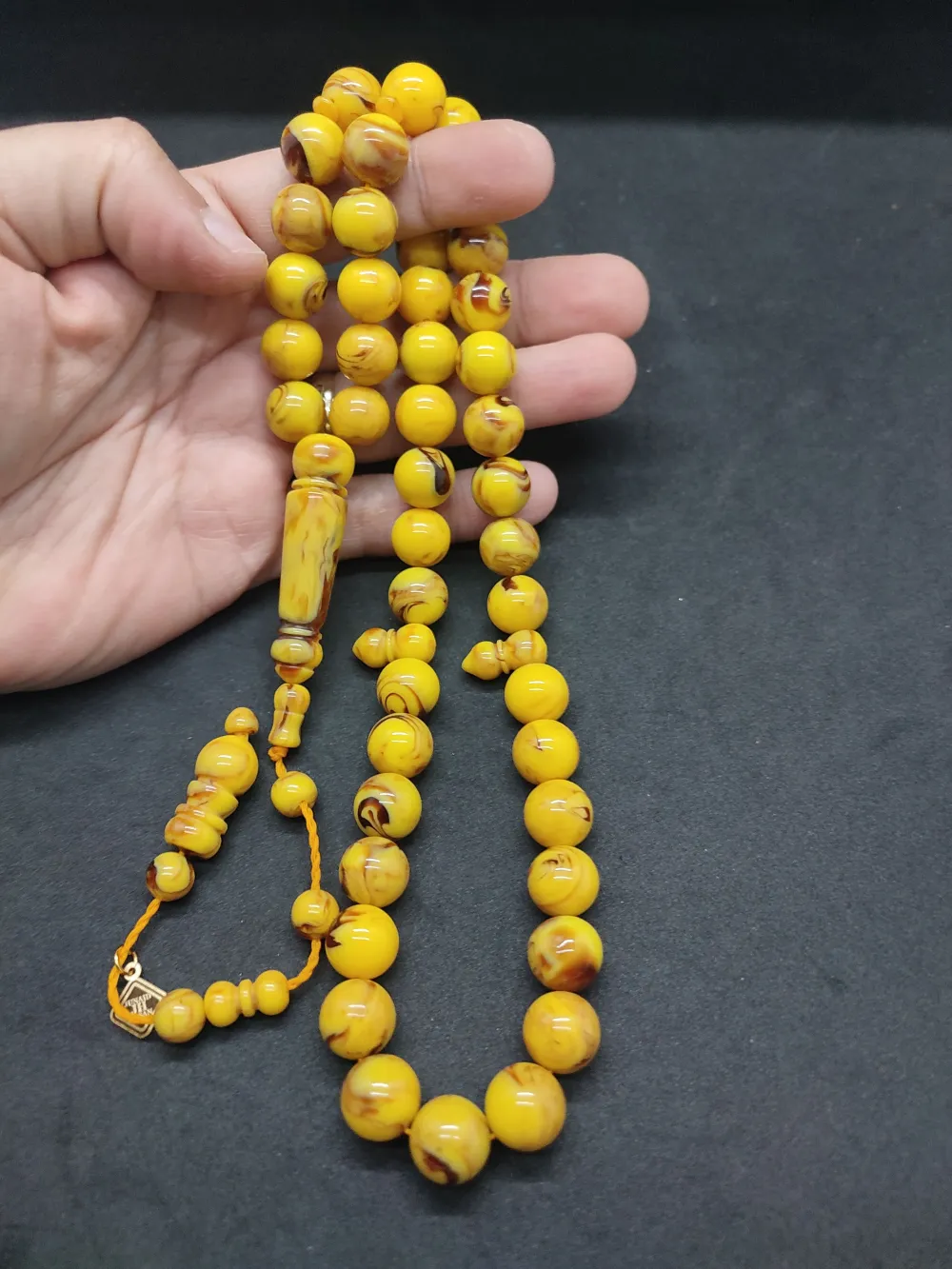 Başka Yerde Yok!Junai̇d Hasan Usta Eseri̇ 45 Habbe İri̇ Boy Eski̇ Obejden Katali̇n küçük resim 4