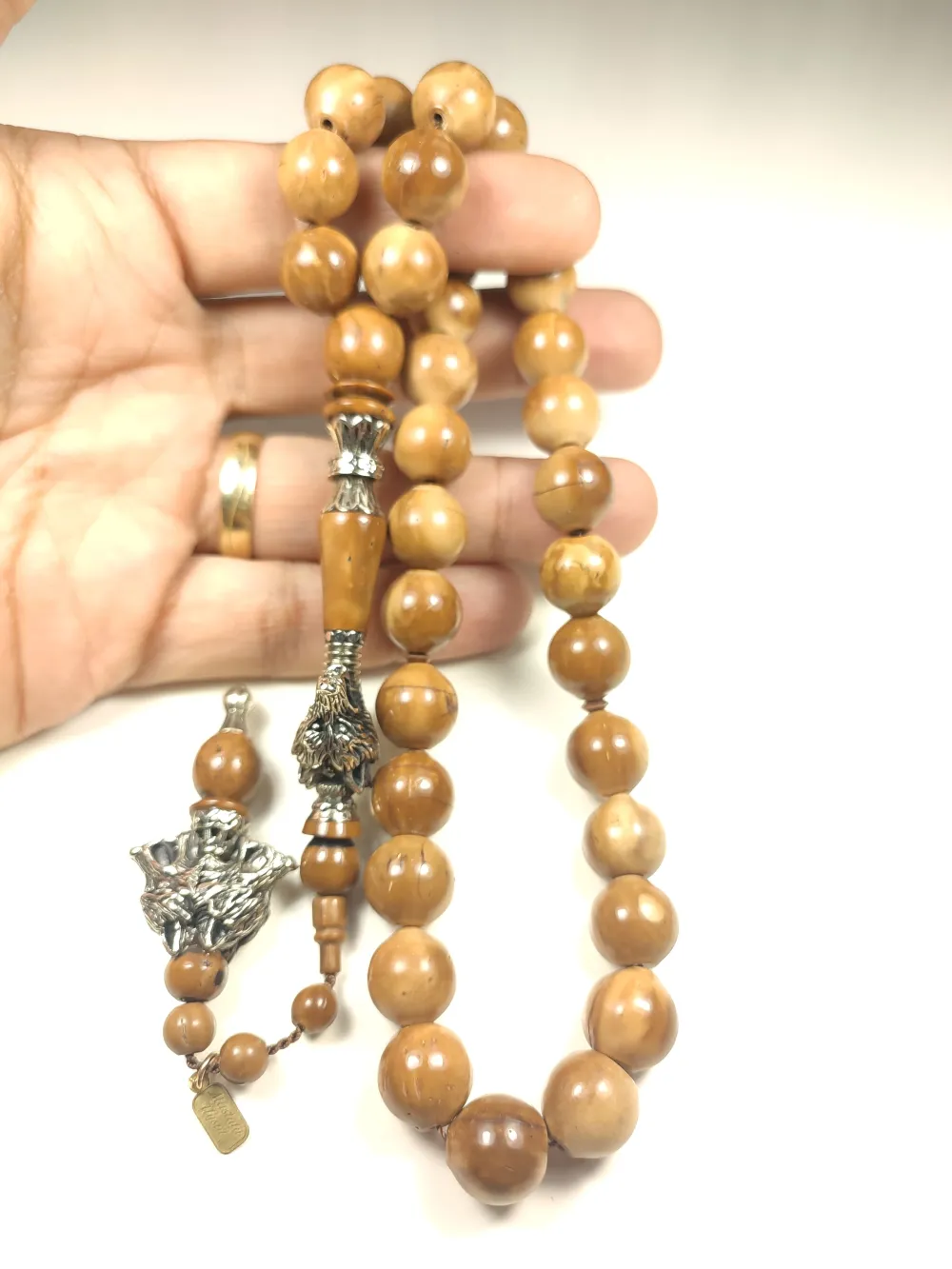 Başka Yerde Yok!!!Mustafa Uysal Usta Eseri̇ Gümüş Nakkaş İri̇ Boy Kuka küçük resim 4