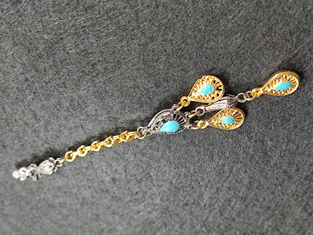 Usta İşçi̇li̇kli̇ Gümüş Kaplama Tesbi̇h Püskülü küçük resim 2