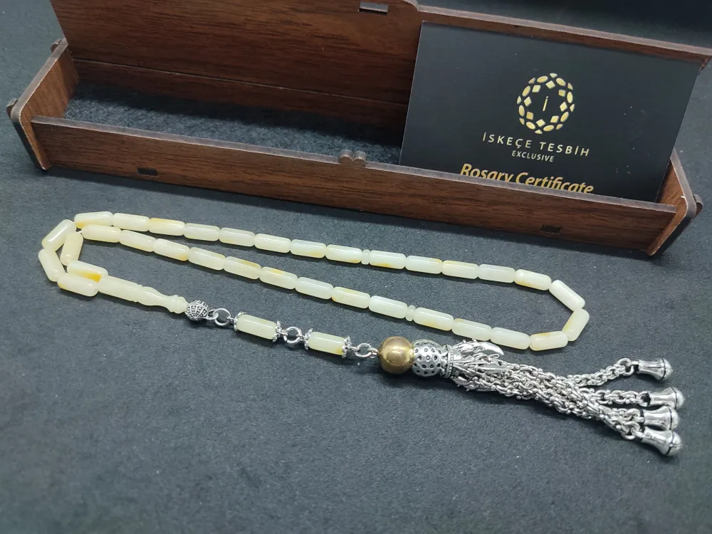 Ahşap Kutulu  Gümüş Püsküllü 9.20 Gr. Rus Kali̇ngrad Kaya Damla küçük resim 2