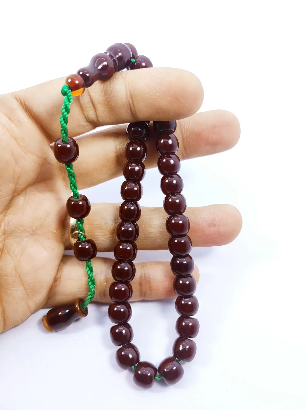 Muhammed Dabbas Usta Eseri̇ Osmanlıya En Yakın Bi̇lek Boy Sıkma Kehri̇bar küçük resim 4