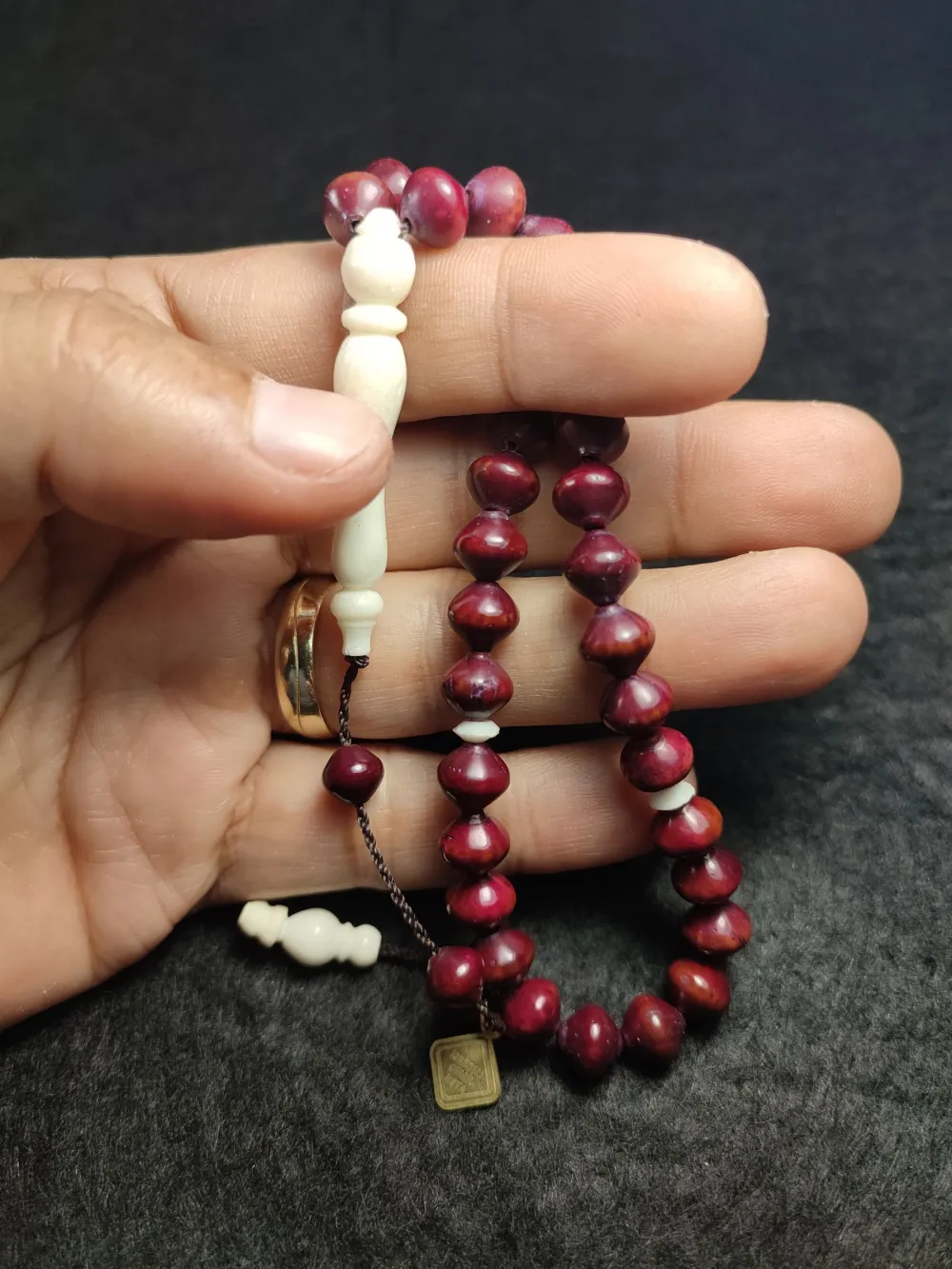 Hakan Kaya Usta İşi̇ İmzalı Bi̇lek Boy Deve Kemi̇ği̇ Kombi̇nli̇ Morgül Ağacı küçük resim 4