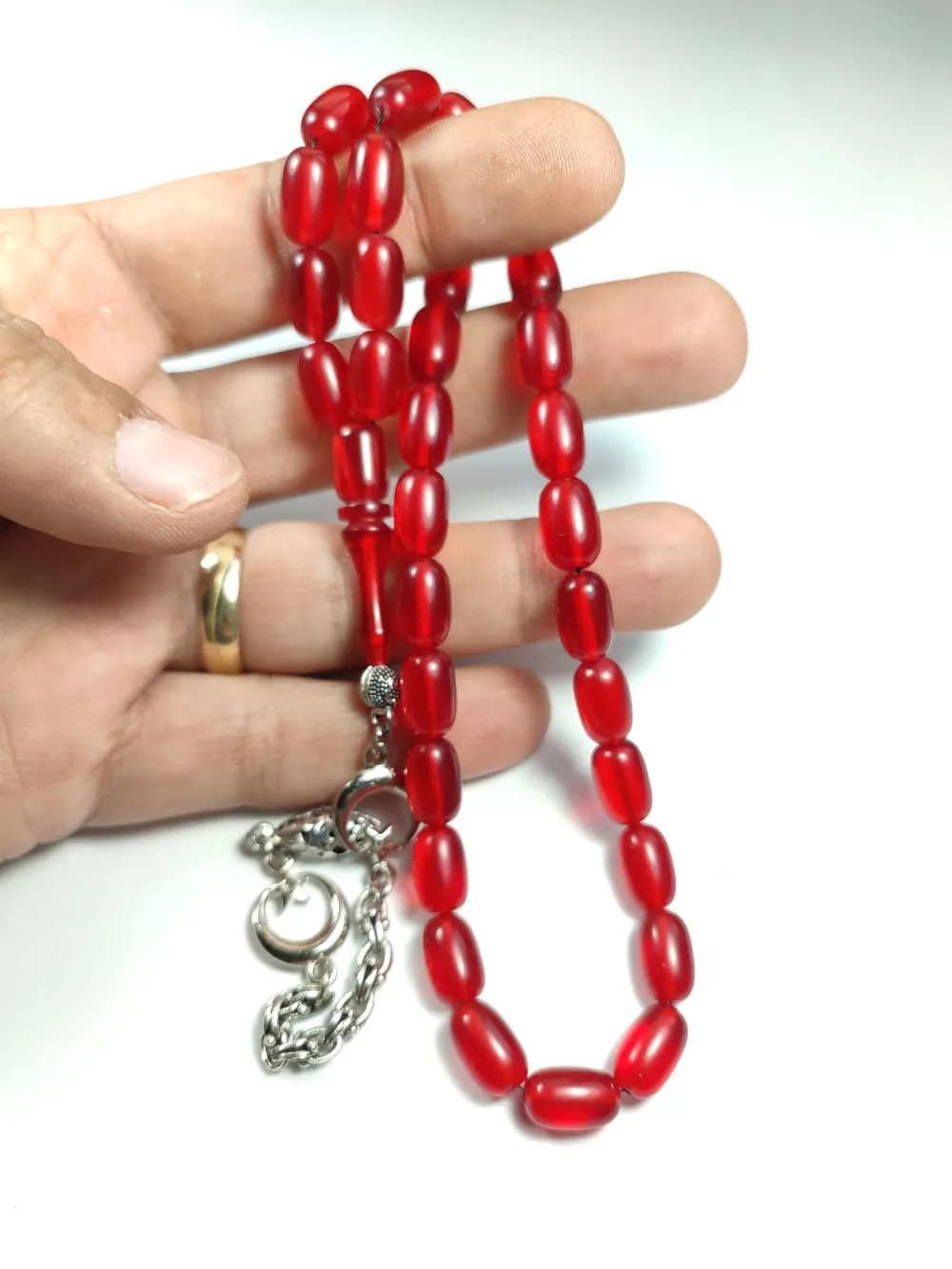 Alman Gümüş Püskül Kombi̇nli̇ Ateş-İ Kehri̇bar küçük resim 5