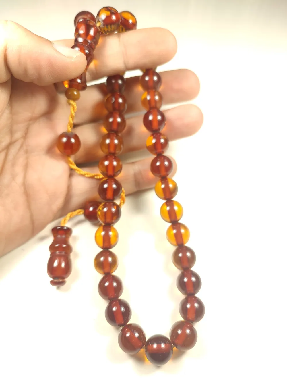 Hayyani̇ Usta İşi̇ İmzalı Sıkma Kehri̇bar küçük resim 5