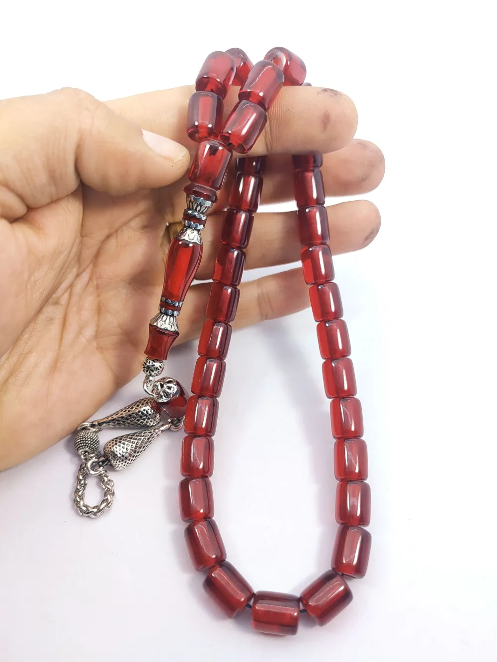 Zeyn Usta Eseri̇ 925 Ayar Gümüş Nakkaş  Alman Faturan küçük resim 5