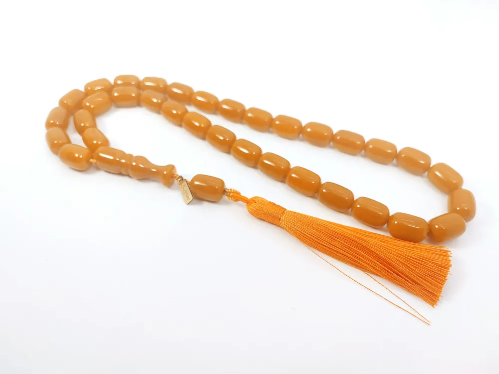 Ebu Zeyn Usta Eseri̇ İmzalı İri̇ Boy Sıkma Kehri̇bar