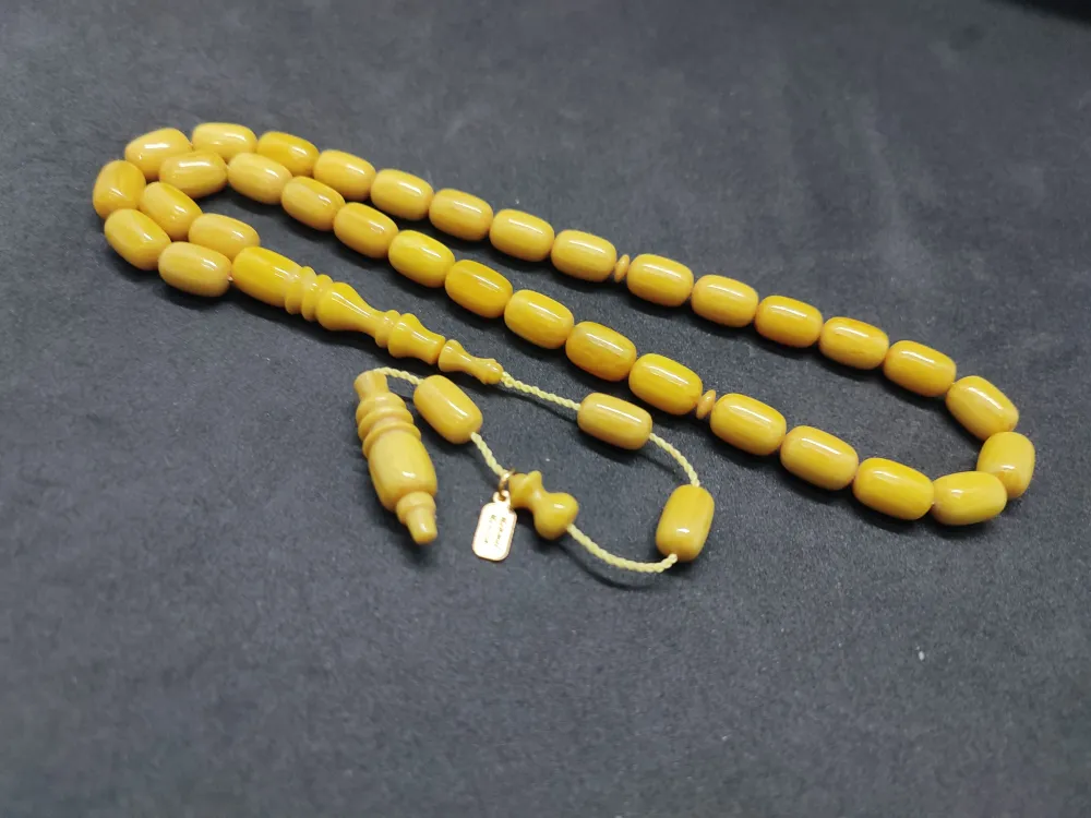 Mehmet Mercan Usta Eseri̇ Çi̇ft Kat Ci̇lalı Alman Sıkma Kehri̇bar küçük resim 3