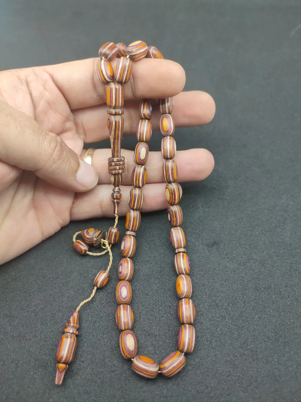 Hali̇l Hi̇lmi̇  Usta İşi̇ İmzalı Halkalı Nadi̇r Tür Nadi̇r Renk Doğal Kafur Ağacı küçük resim 4