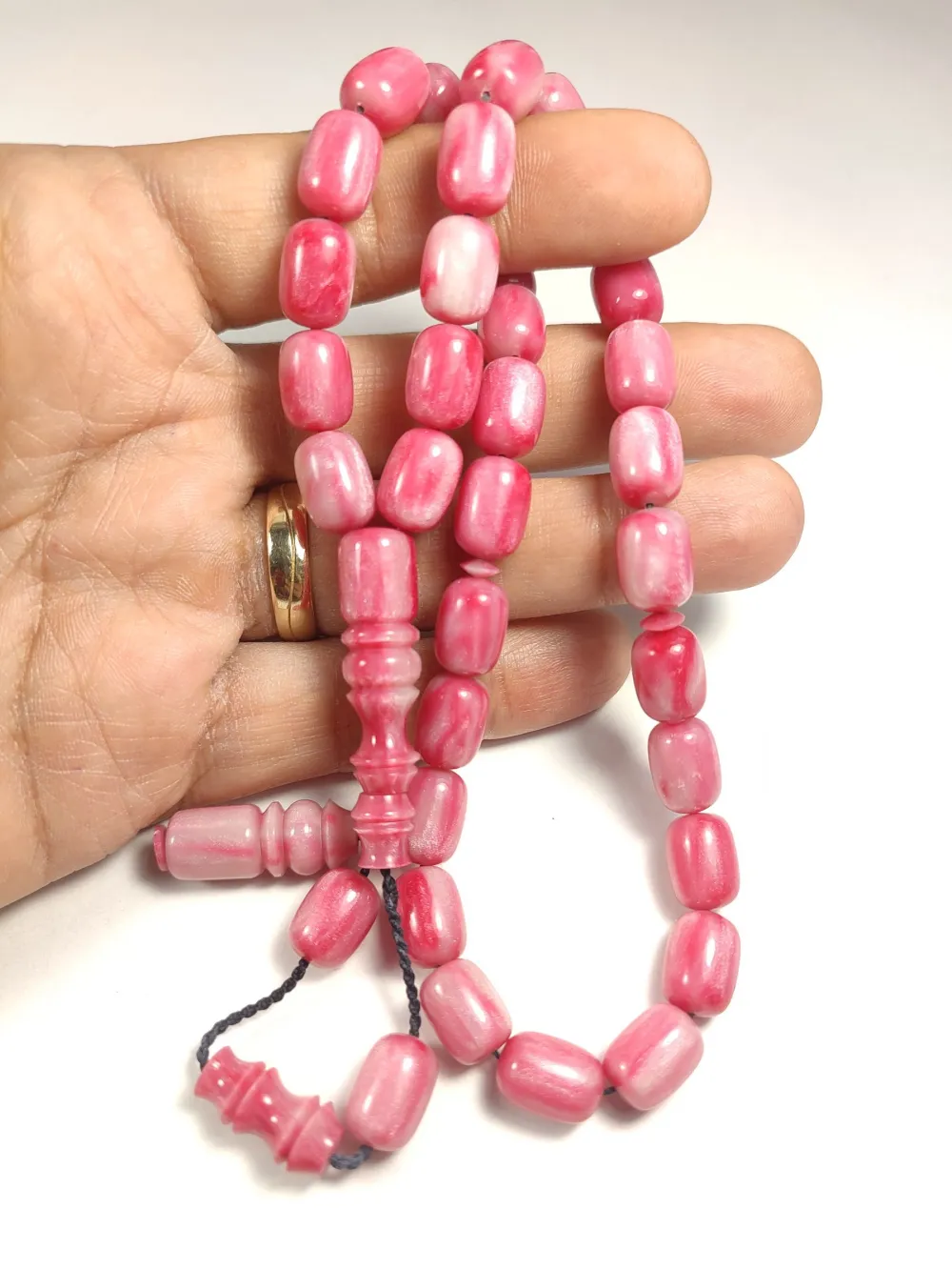 Emi̇na Ri̇şvani̇ Usta İşi̇ İmzalı Multi̇ Color  Sıkma Kehri̇bar küçük resim 4